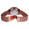 Montre Homme Excellanc bracelet métal brun cadran brun