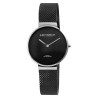 Montre Femme Just Watch bracelet acier inoxydable noir scarlet