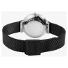 Montre Femme Just Watch bracelet acier inoxydable noir scarlet