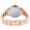 Montre Femme Excellanc bracelet métal or rose cadran pailleté 39 mm