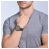 Montre Homme Just Watch bracelet cuir véritable brun cadran brun