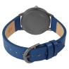 Montre Femme Just Watch bracelet cuir véritable bleu della
