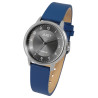 Montre Femme Just Watch bracelet cuir véritable bleu della