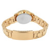 Montre bracelet acier inoxydable doré Femme Q&Q cadran blanc