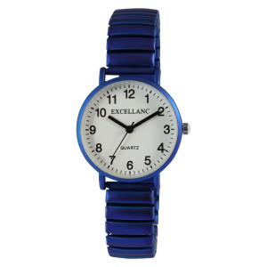 Montre bracelet métal bleu...