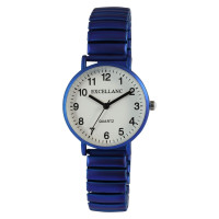 Montre bracelet métal bleu...