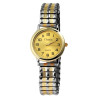 Montre Femme Clasixx bracelet acier inoxydable cadran doré