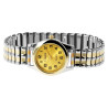 Montre Femme Clasixx bracelet acier inoxydable cadran doré