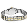 Montre Femme Clasixx bracelet acier inoxydable cadran doré