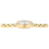 Montre Femme Just Watch dorée boîtier serti cadran argenté chiffres arabes