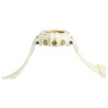 Montre Xinjia Mixte bracelet silicone blanc 43 mm