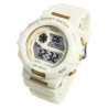 Montre Xinjia Mixte bracelet silicone blanc 43 mm