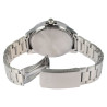Montre bracelet acier inoxydable argenté Homme Q&Q cadran bleu 44 mm