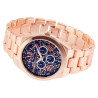 Montre bracelet métal Femme Excellanc cadran bleu 38 mm