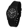 Montre Enfant Q&Q bracelet silicone noir montre junior 33 mm