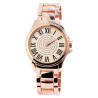 Montre Excellanc Femme bracelet métal doré rose 40 mm