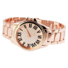 Montre Excellanc Femme bracelet métal doré rose 40 mm