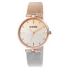 Montre Femme Raptor bracelet maille milanaise bicolore Tinna