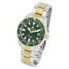 Montre Homme Carucci bracelet acier inoxydable bicolore cadran vert mouvement automatique