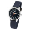 Montre Q&Q bracelet silicone bleu Femme cadran bleu