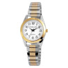 Montre Femme Excellanc bracelet acier inoxydable finition bicolore