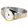 Montre Femme Excellanc bracelet acier inoxydable finition bicolore