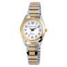 Montre Femme Excellanc bracelet acier inoxydable finition bicolore