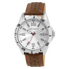 Montre Homme Just Watch bracelet cuir véritable brun elwin