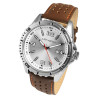 Montre Homme Just Watch bracelet cuir véritable brun elwin
