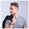 Montre Homme Just Watch bracelet cuir véritable brun elwin