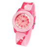 Montre Enfant bracelet silicone rose motif espace Q&Q