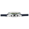 Montre Homme Just Watch bracelet cuir véritable bleu cadran bleu 42 mm