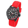 Montre Homme Just Watch bracelet silicone rouge aaron