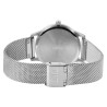 Montre Mixte Q&Q bracelet acier inoxydable argenté cadran bleu
