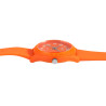 Montre Mixte Q&Q bracelet silicone orange cadran orange