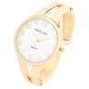 Montre bracelet métal doré montre jonc 36 mm Excellanc Femme