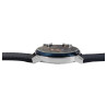 Montre Raptor Homme bracelet cuir véritable bleu arve