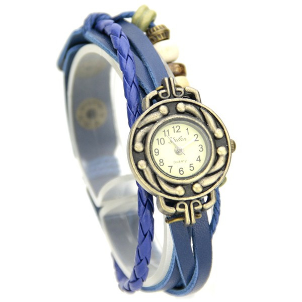 AOKWAWALIY Montre à Suspendre Au Cou Avec Corde En Silicone Blanche Mini Montre à Quartz Exquise Pour Festival