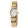 Montre Femme bracelet acier inoxydable doré bracelet extensible Just Watch