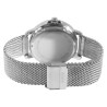 Montre Homme Raptor bracelet acier inoxydable argenté cadran bleu 42 mm