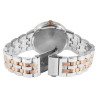 Montre bracelet métal argenté Akzent Homme cadran brun