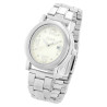 Montre Homme Flair argenté cadran blanc