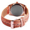 Montre Femme Excellanc dorée rose cadran nacré bracelet rosé