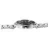 Montre Q&Q Homme bracelet acier inoxydable argenté verre saphir 40 mm