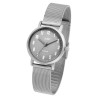 Montre Femme bracelet acier inoxydable argenté Just Watch cadran gris