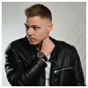 Montre Homme Just Watch bracelet silicone noir aaron