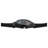 Montre bracelet silicone noir Mixte Q&Q cadran rouge