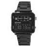 Montre Homme Raptor bracelet acier inoxydable noir fabius