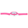 Montre Q&Q bracelet silicone rose motif papillon Enfant
