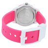 Montre Q&Q bracelet silicone rose motif papillon Enfant
